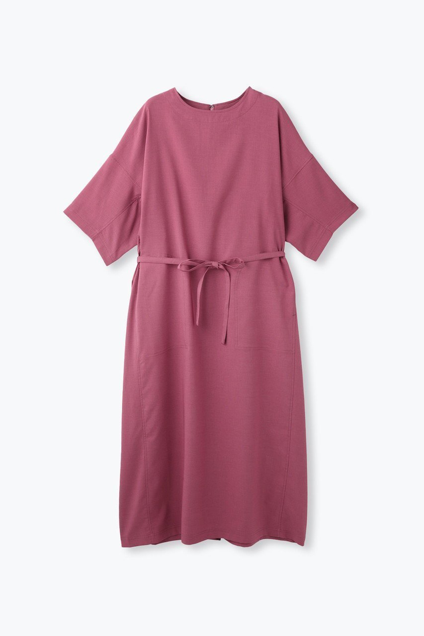 【レリル/lelill】のハイテク コクーンワンピース インテリア・キッズ・メンズ・レディースファッション・服の通販 founy(ファウニー) 　ファッション　Fashion　レディースファッション　Fashion for Women　ワンピース　Dresses　チュニック　Tunic Tops & Dresses　ウォッシャブル　Machine Washable　チュニック　Tunic, Long Top　ビジネス 仕事 通勤　Business / Work / Commuting　夏　Summer　新作・新入荷　New Arrivals / New In　ピンク|ID: prp329100004992228 ipo3291000000037386831