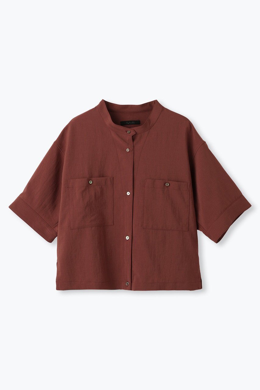 【レリル/lelill】のハイテクシアーショートシャツ 大人の最旬トレンドファッション＆コーディネート founy(ファウニー) 　ファッション　Fashion　レディースファッション　Fashion for Women　トップス・カットソー　Cut & Sew Tops　シャツ・ブラウス・オフィスカジュアル　Elegant Blouses & Button-Ups　ロングTシャツ・Tシャツ　Longline T-Shirts & Tees　カットソー・ベーシックTシャツ　Cut-and-Sewn Tops / Stretch Tees & Basics　ショート　Short, Short Length　スリーブ　Sleeve, Long Sleeve / Short Sleeve　トレンド　Trend, Trending Now　ワイド　Wide, Wide Fit　夏　Summer　定番　Standard, Basic Item　新作・新入荷　New Arrivals / New In　 other-1|ID: prp329100004992229 ipo3291000000037386841