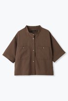 【レリル/lelill】のハイテクシアーショートシャツ 大人の最旬トレンドファッション＆コーディネート founy(ファウニー) ファッション Fashion レディースファッション Fashion for Women トップス・カットソー Cut & Sew Tops シャツ・ブラウス・オフィスカジュアル Elegant Blouses & Button-Ups ロングTシャツ・Tシャツ Longline T-Shirts & Tees カットソー・ベーシックTシャツ Cut-and-Sewn Tops / Stretch Tees & Basics ショート Short, Short Length スリーブ Sleeve, Long Sleeve / Short Sleeve トレンド Trend, Trending Now ワイド Wide, Wide Fit 夏 Summer 定番 Standard, Basic Item 新作・新入荷 New Arrivals / New In thumbnail ブラウン|ID: prp329100004992229 ipo3291000000037386845