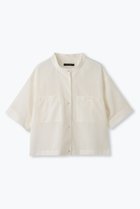 【レリル/lelill】のハイテクシアーショートシャツ 大人の最旬トレンドファッション＆コーディネート founy(ファウニー) ファッション Fashion レディースファッション Fashion for Women トップス・カットソー Cut & Sew Tops シャツ・ブラウス・オフィスカジュアル Elegant Blouses & Button-Ups ロングTシャツ・Tシャツ Longline T-Shirts & Tees カットソー・ベーシックTシャツ Cut-and-Sewn Tops / Stretch Tees & Basics ショート Short, Short Length スリーブ Sleeve, Long Sleeve / Short Sleeve トレンド Trend, Trending Now ワイド Wide, Wide Fit 夏 Summer 定番 Standard, Basic Item 新作・新入荷 New Arrivals / New In thumbnail オフホワイト|ID: prp329100004992229 ipo3291000000037386849