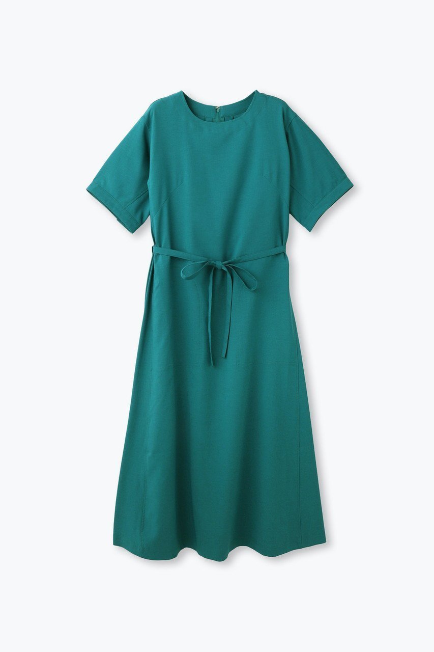 【レリル/lelill】のハイテク テントラインワンピース インテリア・キッズ・メンズ・レディースファッション・服の通販 founy(ファウニー) 　ファッション　Fashion　レディースファッション　Fashion for Women　ワンピース　Dresses　チュニック　Tunic Tops & Dresses　ウォッシャブル　Machine Washable　チュニック　Tunic, Long Top　夏　Summer　新作・新入荷　New Arrivals / New In　ビジネス 仕事 通勤　Business / Work / Commuting　グリーン|ID: prp329100004992232 ipo3291000000037386867
