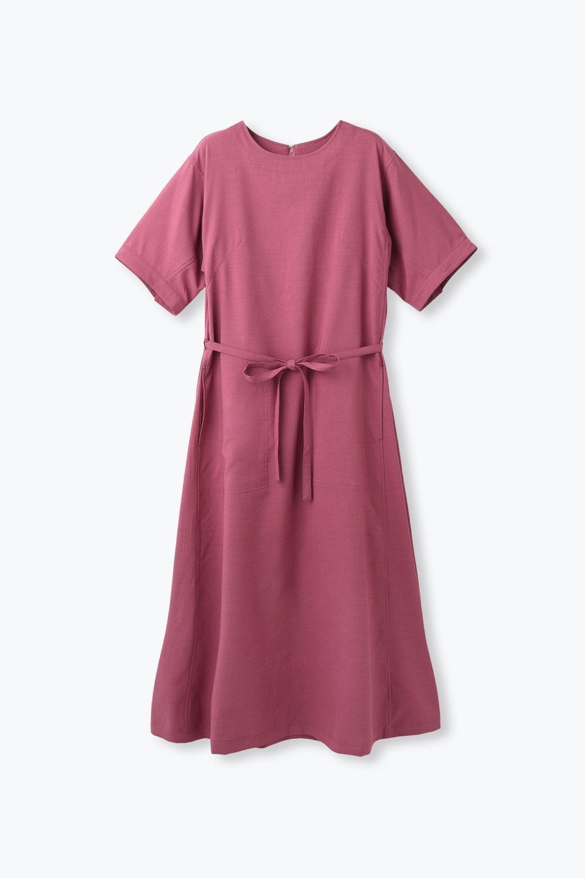 【レリル/lelill】のハイテク テントラインワンピース インテリア・キッズ・メンズ・レディースファッション・服の通販 founy(ファウニー) 　ファッション　Fashion　レディースファッション　Fashion for Women　ワンピース　Dresses　チュニック　Tunic Tops & Dresses　ウォッシャブル　Machine Washable　チュニック　Tunic, Long Top　夏　Summer　新作・新入荷　New Arrivals / New In　ビジネス 仕事 通勤　Business / Work / Commuting　ピンク|ID: prp329100004992232 ipo3291000000037386869