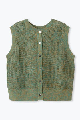 【レリル/lelill】のミックスギマ 2WAYジレ 大人の最旬トレンドファッション＆コーディネート founy(ファウニー) ファッション Fashion レディースファッション Fashion for Women アウター Coat / Outerwear Collection レディースジャケット・軽アウター Jackets ジャケット Jacket, Outerwear ベスト Vest, Waistcoat ミックス Mix, Mixed Style 夏 Summer 定番 Standard, Basic Item 新作・新入荷 New Arrivals / New In |ID:prp329100004992236