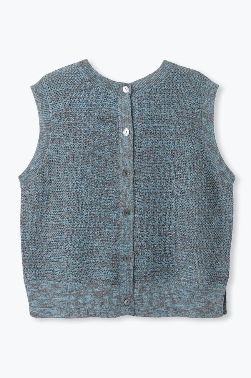 【レリル/lelill】のミックスギマ 2WAYジレ インテリア・キッズ・メンズ・レディースファッション・服の通販 founy(ファウニー) 　ファッション　Fashion　レディースファッション　Fashion for Women　アウター　Coat / Outerwear Collection　レディースジャケット・軽アウター　Jackets　ジャケット　Jacket, Outerwear　ベスト　Vest, Waistcoat　ミックス　Mix, Mixed Style　夏　Summer　定番　Standard, Basic Item　新作・新入荷　New Arrivals / New In　ブルー|ID: prp329100004992236 ipo3291000000037386901
