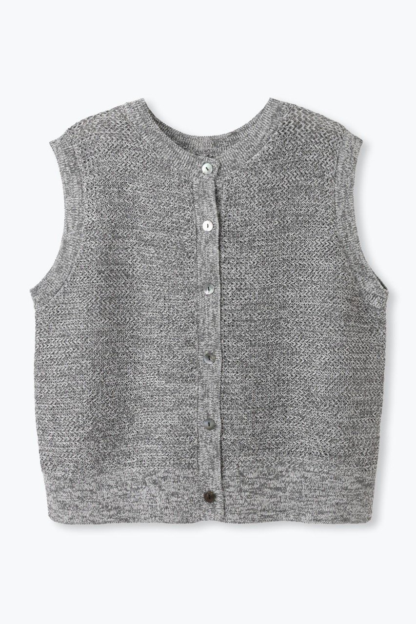 【レリル/lelill】のミックスギマ 2WAYジレ インテリア・キッズ・メンズ・レディースファッション・服の通販 founy(ファウニー) 　ファッション　Fashion　レディースファッション　Fashion for Women　アウター　Coat / Outerwear Collection　レディースジャケット・軽アウター　Jackets　ジャケット　Jacket, Outerwear　ベスト　Vest, Waistcoat　ミックス　Mix, Mixed Style　夏　Summer　定番　Standard, Basic Item　新作・新入荷　New Arrivals / New In　グレー|ID: prp329100004992236 ipo3291000000037386903