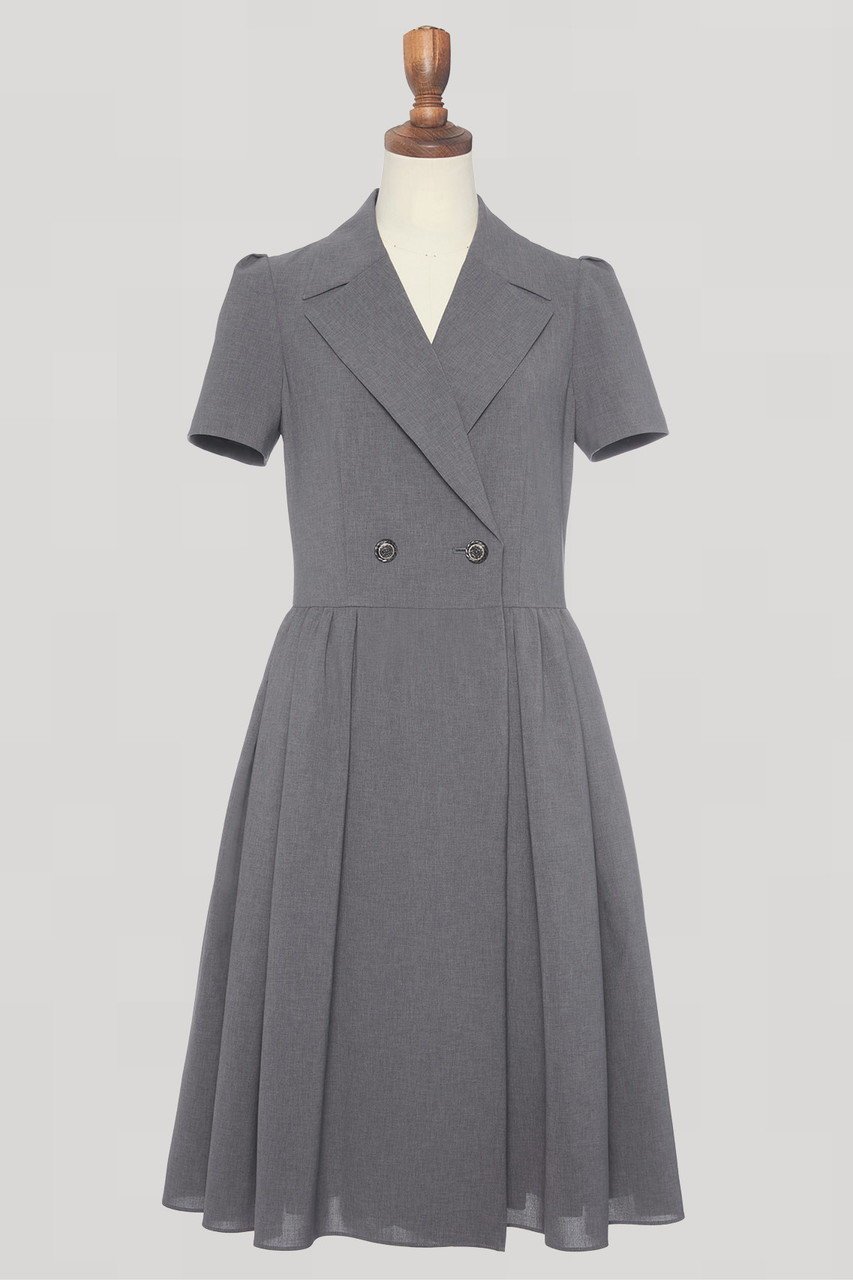 【デイジーリン/DAISY LIN】のDress “Daisy Classic” インテリア・キッズ・メンズ・レディースファッション・服の通販 founy(ファウニー) 　ファッション　Fashion　レディースファッション　Fashion for Women　ワンピース　Dresses　フォーマル・パーティードレス・結婚式用ドレス　Elegant & Casual Dresses　チュニック　Tunic Tops & Dresses　ウォッシャブル　Machine Washable　エレガント 上品　Elegant　洗える　Machine Washable　ストレッチ　Stretch, Stretchy Fabric　チュニック　Tunic, Long Top　バランス　Balance, Style Balance　新作・新入荷　New Arrivals / New In　ミディアムグレー|ID: prp329100004992243 ipo3291000000037386965