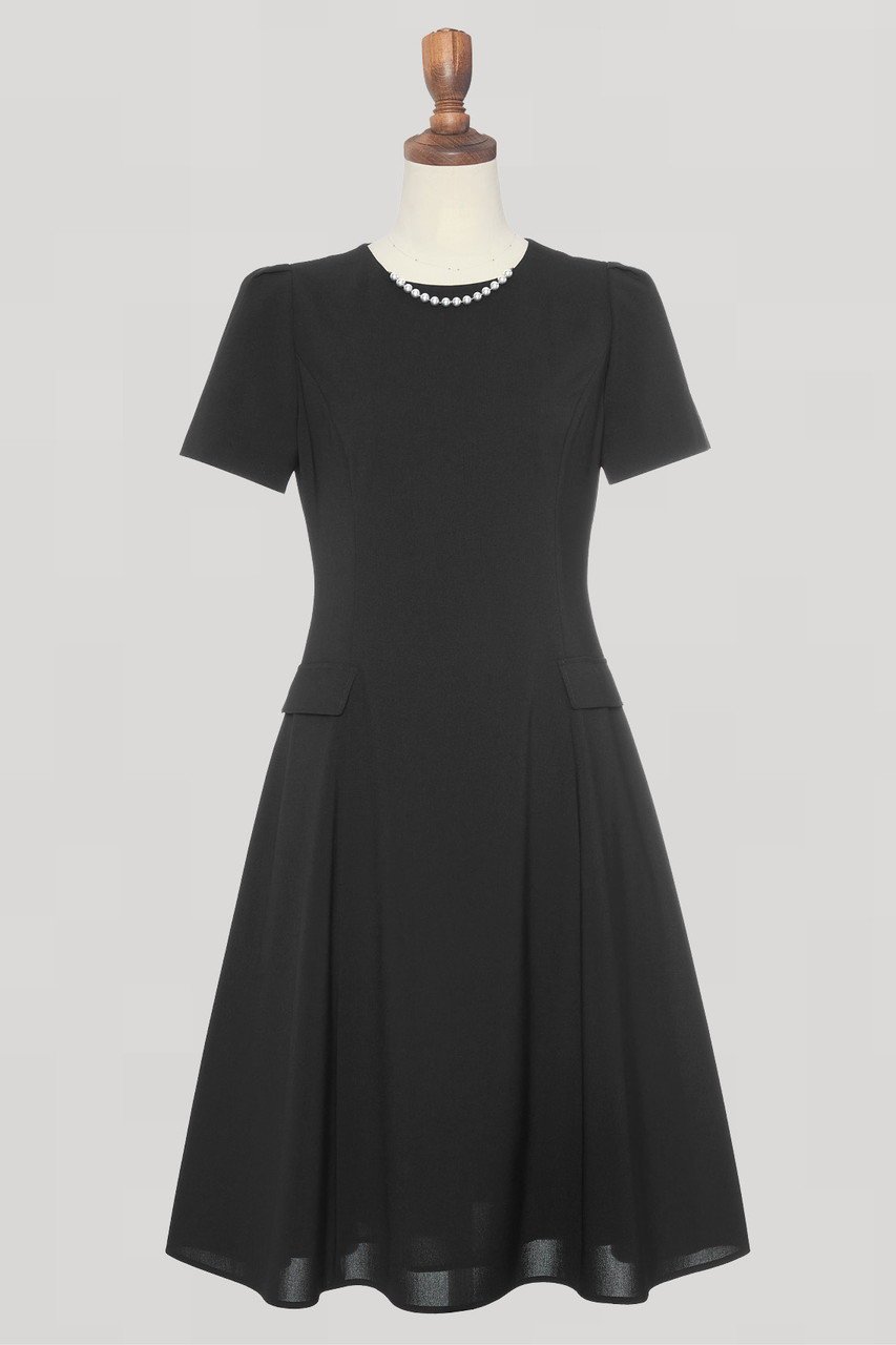 【デイジーリン/DAISY LIN】のDaisy Ceremony Dress インテリア・キッズ・メンズ・レディースファッション・服の通販 founy(ファウニー) 　ファッション　Fashion　レディースファッション　Fashion for Women　ワンピース　Dresses　フォーマル・パーティードレス・結婚式用ドレス　Elegant & Casual Dresses　チュニック　Tunic Tops & Dresses　アクセサリー　Fashion Accessories　ウォッシャブル　Machine Washable　エレガント 上品　Elegant　洗える　Machine Washable　コーティング　Coating, Coated Finish　ストレッチ　Stretch, Stretchy Fabric　チュニック　Tunic, Long Top　バランス　Balance, Style Balance　パウダー　Powder, Soft Tone　パール　Pearl, Pearl Accent　フォルム　Silhouette, Form　フラップ　Flap, Flap Pocket　半袖　Short Sleeve, Half Sleeve　新作・新入荷　New Arrivals / New In　ブラックブラック|ID: prp329100004992244 ipo3291000000037386978