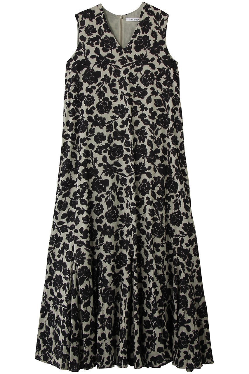 【マリハ/MARIHA】の夏の月影のドレス ノースリーブ インテリア・キッズ・メンズ・レディースファッション・服の通販 founy(ファウニー) 　ファッション　Fashion　レディースファッション　Fashion for Women　ワンピース　Dresses　フォーマル・パーティードレス・結婚式用ドレス　Elegant & Casual Dresses　チュニック　Tunic Tops & Dresses　エレガント 上品　Elegant　チュニック　Tunic, Long Top　ドレス　Dress, One-Piece　ノースリーブ　Sleeveless, No-Sleeve　バランス　Balance, Style Balance　リゾート　Resort, Vacation Style　ロング　Long, Long-Length　夏　Summer　新作・新入荷　New Arrivals / New In　ローズファンタジーグレージュ|ID: prp329100004992251 ipo3291000000037387030