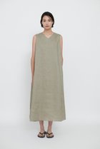 【レリル/lelill】の【7/1 0:00販売開始】リネン Vネックワンピース ベージュ|ID: prp329100004992254 ipo3291000000037387053