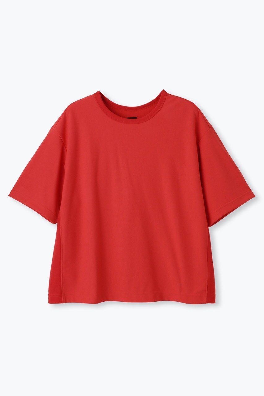【レリル/lelill】のTHE ハイテクベーシック Tシャツ インテリア・キッズ・メンズ・レディースファッション・服の通販 founy(ファウニー) 　ファッション　Fashion　レディースファッション　Fashion for Women　トップス・カットソー　Cut & Sew Tops　シャツ・ブラウス・オフィスカジュアル　Elegant Blouses & Button-Ups　ロングTシャツ・Tシャツ　Longline T-Shirts & Tees　カットソー・ベーシックTシャツ　Cut-and-Sewn Tops / Stretch Tees & Basics　ショート　Short, Short Length　スリーブ　Sleeve, Long Sleeve / Short Sleeve　ベーシック　Basic, Essential　吸水　Absorbent, Quick-Dry　夏　Summer　定番　Standard, Basic Item　新作・新入荷　New Arrivals / New In　レッド|ID: prp329100004992257 ipo3291000000037387080