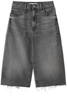 【マザー/MOTHER】のTHE WHOLE LOT ZIP TWIST FRAY グレーウォッシュハーフデニム (AIT) 大人の最旬トレンドファッション＆コーディネート founy(ファウニー) ファッション Fashion レディースファッション Fashion for Women パンツ Pants & Trousers デニムパンツ・ジーンズ・美脚デニム Denim Jeans & Pants デニム Denim, Jeans Material ハーフ Half, Half-Length モダン Modern, Contemporary 新作・新入荷 New Arrivals / New In |ID:prp329100004992262