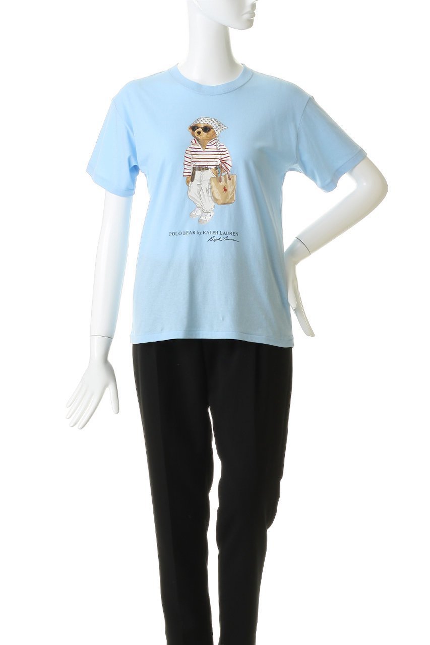 【ラルフローレン/RALPH LAUREN】の【POLO RALPH LAUREN】ベアTシャツ 大人の最旬トレンドファッション＆コーディネート founy(ファウニー) 　ファッション　Fashion　レディースファッション　Fashion for Women　トップス・カットソー　Cut & Sew Tops　シャツ・ブラウス・オフィスカジュアル　Elegant Blouses & Button-Ups　ロングTシャツ・Tシャツ　Longline T-Shirts & Tees　カットソー・ベーシックTシャツ　Cut-and-Sewn Tops / Stretch Tees & Basics　ショート　Short, Short Length　スリーブ　Sleeve, Long Sleeve / Short Sleeve　タイトスカート　Pencil Skirt, Tight Skirt　デニム　Denim, Jeans Material　フィット　Fit, Slim Fit　プリント　Print, Printed Pattern　ワイド　Wide, Wide Fit　新作・新入荷　New Arrivals / New In　other-2|ID: prp329100004992267 ipo3291000000037387160