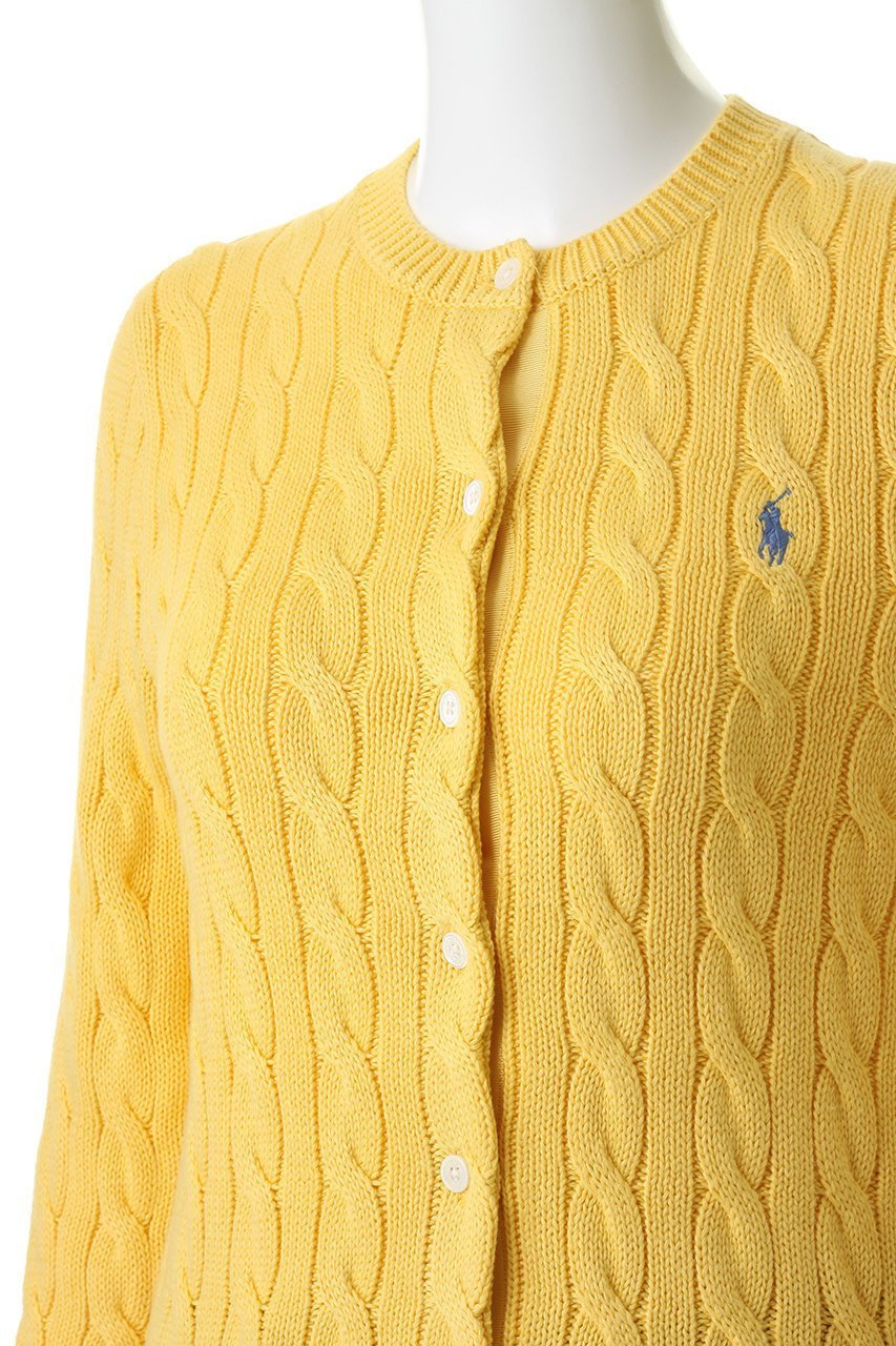【ラルフローレン/RALPH LAUREN】の【POLO RALPH LAUREN】ケーブルニット コットン クルーネック カーディガン 大人の最旬トレンドファッション＆コーディネート founy(ファウニー) 　ファッション　Fashion　レディースファッション　Fashion for Women　トップス・カットソー　Cut & Sew Tops　ニット　Knit Tops & Sweaters　カーディガン・羽織り　Layered Style Cardigans　おすすめ　Recommended / Our Picks　カーディガン　Cardigan, Knitwear　スリム　Slim, Slim Fit　フィット　Fit, Slim Fit　ワイド　Wide, Wide Fit　新作・新入荷　New Arrivals / New In　other-5|ID: prp329100004992268 ipo3291000000037387169