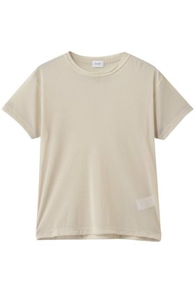 【マノフ/MANOF】 BASIC TULLE T-SHIRTS大人の最旬トレンドファッション＆コーディネート founy(ファウニー) ファッション Fashion レディースファッション Fashion for Women トップス・カットソー Cut & Sew Tops シャツ・ブラウス・オフィスカジュアル Elegant Blouses & Button-Ups ロングTシャツ・Tシャツ Longline T-Shirts & Tees カットソー・ベーシックTシャツ Cut-and-Sewn Tops / Stretch Tees & Basics カットソー Cut and Sewn Top コンパクト Compact, Small Size シアー Sheer, See-Through ショート Short, Short Length スウェット / スエット Sweatshirt, Sweatwear スラックス Slacks, Dress Pants スリーブ Sleeve, Long Sleeve / Short Sleeve 新作・新入荷 New Arrivals / New In |ID:prp329100004992271