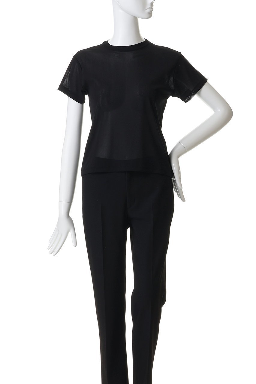 【マノフ/MANOF】のBASIC TULLE T-SHIRTS 大人の最旬トレンドファッション&コーディネート founy(ファウニー) ファッション Fashion レディースファッション Fashion for Women トップス・カットソー Cut & Sew Tops シャツ・ブラウス・オフィスカジュアル Elegant Blouses & Button-Ups ロングTシャツ・Tシャツ Longline T-Shirts & Tees カットソー・ベーシックTシャツ Cut-and-Sewn Tops / Stretch Tees & Basics カットソー Cut and Sewn Top コンパクト Compact, Small Size シアー Sheer, See-Through ショート Short, Short Length スウェット / スエット Sweatshirt, Sweatwear スラックス Slacks, Dress Pants スリーブ Sleeve, Long Sleeve / Short Sleeve 新作・新入荷 New Arrivals / New In other-2|ID: prp329100004992271 ipo3291000000037387188