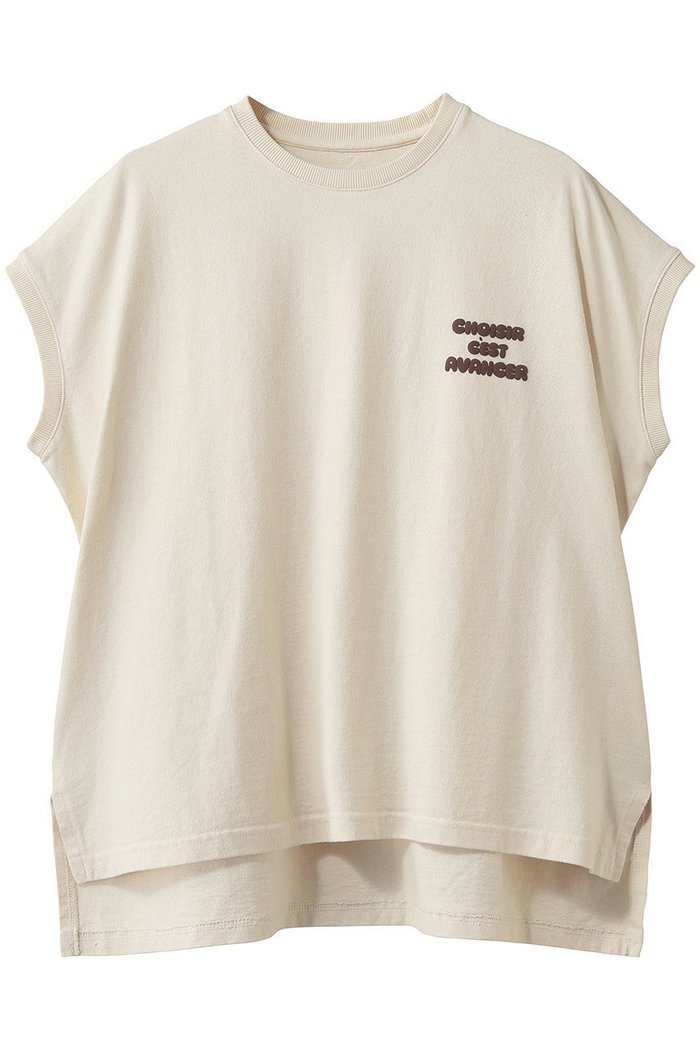 【プルミエ アロンディスモン/1er Arrondissement】の【upper hights】別注ビッグノースリーブTシャツ インテリア・キッズ・メンズ・レディースファッション・服の通販 founy(ファウニー) https://founy.com/ ファッション Fashion レディースファッション Fashion for Women トップス・カットソー Cut & Sew Tops キャミソール&ノースリーブ Camisoles & Sleeveless Tops シャツ・ブラウス・オフィスカジュアル Elegant Blouses & Button-Ups ロングTシャツ・Tシャツ Longline T-Shirts & Tees カットソー・ベーシックTシャツ Cut-and-Sewn Tops / Stretch Tees & Basics サマー Summer, Summer Style ショート Short, Short Length スリーブ Sleeve, Long Sleeve / Short Sleeve ノースリーブ Sleeveless, No-Sleeve ビッグ Big, Oversized 別注 Limited Edition, Custom Order 新作・新入荷 New Arrivals / New In |ID: prp329100004992289 ipo3291000000037387332