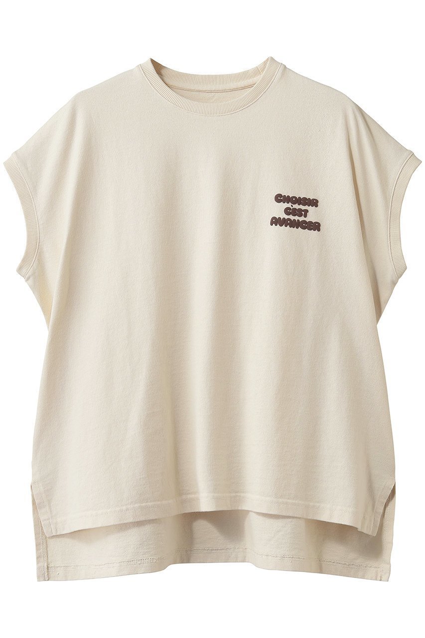 【プルミエ アロンディスモン/1er Arrondissement】の【upper hights】別注ビッグノースリーブTシャツ 大人の最旬トレンドファッション&コーディネート founy(ファウニー) ファッション Fashion レディースファッション Fashion for Women トップス・カットソー Cut & Sew Tops キャミソール&ノースリーブ Camisoles & Sleeveless Tops シャツ・ブラウス・オフィスカジュアル Elegant Blouses & Button-Ups ロングTシャツ・Tシャツ Longline T-Shirts & Tees カットソー・ベーシックTシャツ Cut-and-Sewn Tops / Stretch Tees & Basics サマー Summer, Summer Style ショート Short, Short Length スリーブ Sleeve, Long Sleeve / Short Sleeve ノースリーブ Sleeveless, No-Sleeve ビッグ Big, Oversized 別注 Limited Edition, Custom Order 新作・新入荷 New Arrivals / New In other-1|ID: prp329100004992289 ipo3291000000037387332