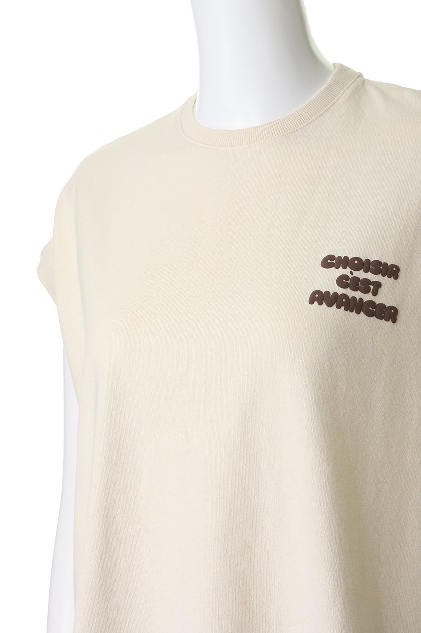 【プルミエ アロンディスモン/1er Arrondissement】の【upper hights】別注ビッグノースリーブTシャツ 大人の最旬トレンドファッション&コーディネート founy(ファウニー) ファッション Fashion レディースファッション Fashion for Women トップス・カットソー Cut & Sew Tops キャミソール&ノースリーブ Camisoles & Sleeveless Tops シャツ・ブラウス・オフィスカジュアル Elegant Blouses & Button-Ups ロングTシャツ・Tシャツ Longline T-Shirts & Tees カットソー・ベーシックTシャツ Cut-and-Sewn Tops / Stretch Tees & Basics サマー Summer, Summer Style ショート Short, Short Length スリーブ Sleeve, Long Sleeve / Short Sleeve ノースリーブ Sleeveless, No-Sleeve ビッグ Big, Oversized 別注 Limited Edition, Custom Order 新作・新入荷 New Arrivals / New In other-5|ID: prp329100004992289 ipo3291000000037387343