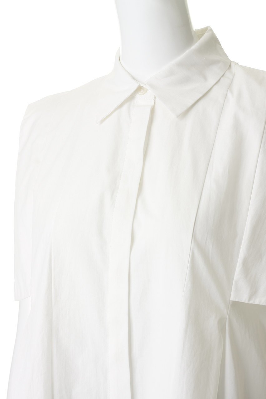 【クラネ/CLANE】のPANEL PLEAT WAIST SHAPE SHIRTS 大人の最旬トレンドファッション＆コーディネート founy(ファウニー) 　ファッション　Fashion　レディースファッション　Fashion for Women　トップス・カットソー　Cut & Sew Tops　キャミソール&ノースリーブ　Camisoles & Sleeveless Tops　シャツ・ブラウス・オフィスカジュアル　Elegant Blouses & Button-Ups　オケージョン　Occasion Wear　シンプル　Simple, Minimal　スクエア　Square, Square Shape　スリーブ　Sleeve, Long Sleeve / Short Sleeve　ノースリーブ　Sleeveless, No-Sleeve　ボトム　Bottoms, Lower Wear　エレガント 上品　Elegant　新作・新入荷　New Arrivals / New In　other-5|ID: prp329100004992290 ipo3291000000037387359