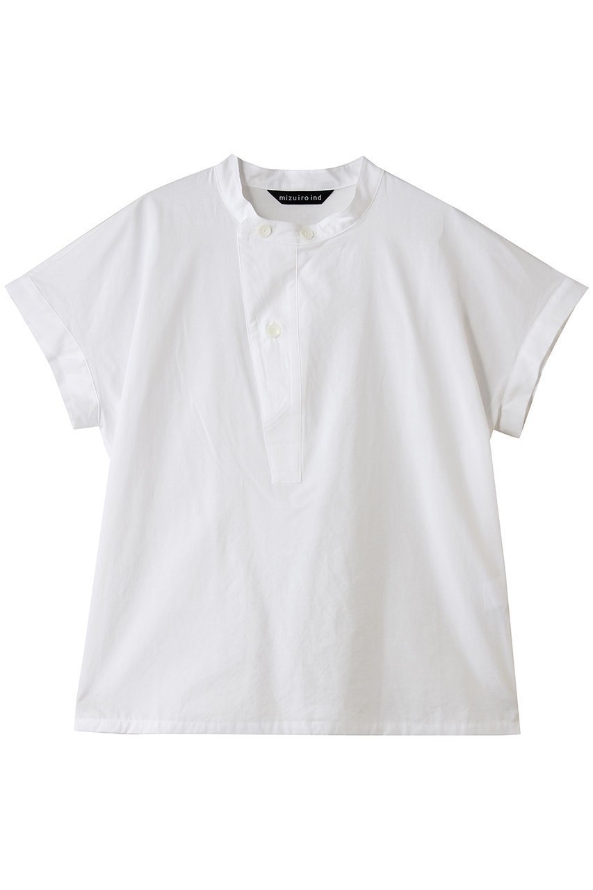 【ミズイロ インド/mizuiro ind】のcotton linen asymmetry collar shirt シャツ インテリア・キッズ・メンズ・レディースファッション・服の通販 founy(ファウニー) 　ファッション　Fashion　レディースファッション　Fashion for Women　トップス・カットソー　Cut & Sew Tops　シャツ・ブラウス・オフィスカジュアル　Elegant Blouses & Button-Ups　おすすめ　Recommended / Our Picks　クラシカル　Classical, Vintage-Inspired　シアー　Sheer, See-Through　ショート　Short, Short Length　シンプル　Simple, Minimal　スリーブ　Sleeve, Long Sleeve / Short Sleeve　タンク　Tank Top, Sleeveless Top　ノースリーブ　Sleeveless, No-Sleeve　ベスト　Vest, Waistcoat　リネン　Linen, Linen Fabric　レース　Lace, Lace Fabric　エレガント 上品　Elegant　新作・新入荷　New Arrivals / New In　off whiteA|ID: prp329100004992293 ipo3291000000037387392