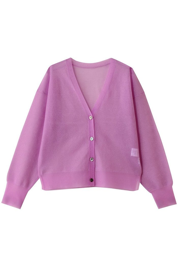 【ランバン オン ブルー/LANVIN en Bleu】のVネックシアーカーディガン インテリア・キッズ・メンズ・レディースファッション・服の通販 founy(ファウニー) https://founy.com/ ファッション Fashion レディースファッション Fashion for Women トップス・カットソー Cut & Sew Tops ニット Knit Tops & Sweaters カーディガン・羽織り Layered Style Cardigans Vネックトップス V-Neck Tops / V-Cut Neckline Shirts カーディガン Cardigan, Knitwear コンパクト Compact, Small Size シアー Sheer, See-Through デコルテ Décolleté, Neckline モダン Modern, Contemporary エレガント 上品 Elegant 新作・新入荷 New Arrivals / New In |ID: prp329100004992301 ipo3291000000037387462