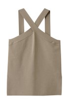 【ランバン オン ブルー/LANVIN en Bleu】の2wayクロスネックニットタンクトップ 大人の最旬トレンドファッション＆コーディネート founy(ファウニー) ファッション Fashion レディースファッション Fashion for Women トップス・カットソー Cut & Sew Tops ニット Knit Tops & Sweaters カジュアルプルオーバー・ニットトップス Pullovers & Knit Tops / Casual Pullovers インナー Innerwear シアー Sheer, See-Through ジャケット Jacket, Outerwear スクエア Square, Square Shape タンク Tank Top, Sleeveless Top デコルテ Décolleté, Neckline 新作・新入荷 New Arrivals / New In thumbnail ベージュ|ID: prp329100004992303 ipo3291000000037387480