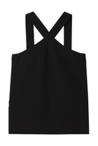 【ランバン オン ブルー/LANVIN en Bleu】の2wayクロスネックニットタンクトップ 大人の最旬トレンドファッション＆コーディネート founy(ファウニー) ファッション Fashion レディースファッション Fashion for Women トップス・カットソー Cut & Sew Tops ニット Knit Tops & Sweaters カジュアルプルオーバー・ニットトップス Pullovers & Knit Tops / Casual Pullovers インナー Innerwear シアー Sheer, See-Through ジャケット Jacket, Outerwear スクエア Square, Square Shape タンク Tank Top, Sleeveless Top デコルテ Décolleté, Neckline 新作・新入荷 New Arrivals / New In thumbnail ブラック|ID: prp329100004992303 ipo3291000000037387484