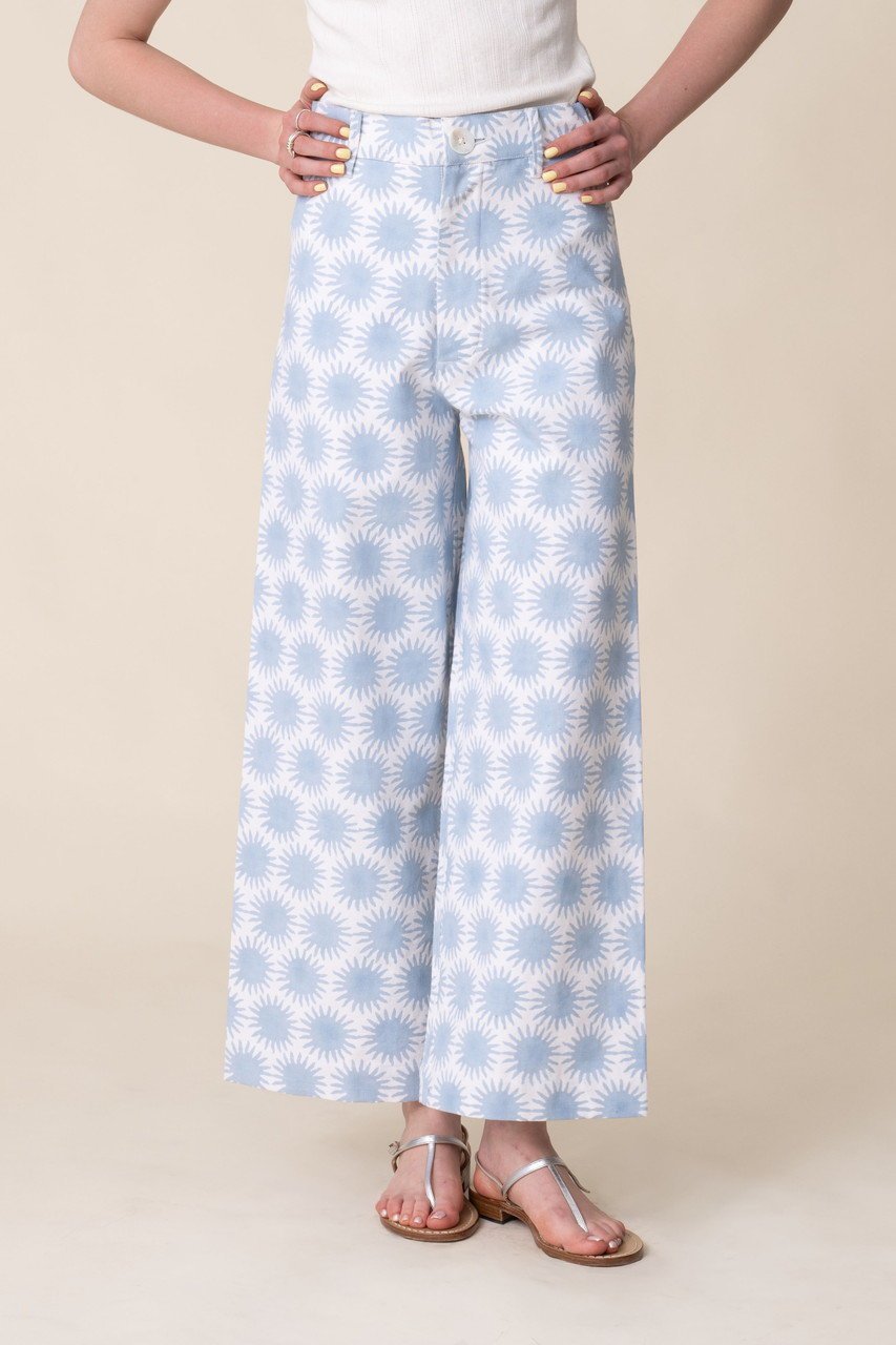 【エスゼット ブロックプリント/SZ Blockprints】のDISCO PANTS SUN ワイドパンツ 大人の最旬トレンドファッション＆コーディネート founy(ファウニー) 　ファッション　Fashion　レディースファッション　Fashion for Women　パンツ　Pants & Trousers　クロップド　Cropped, Short Length　プリント　Print, Printed Pattern　ボトム　Bottoms, Lower Wear　ワイド　Wide, Wide Fit　夏　Summer　新作・新入荷　New Arrivals / New In　春　Spring　S/S・春夏　SS, Spring/Summer, Warm Season　other-8|ID: prp329100004992308 ipo3291000000037387548