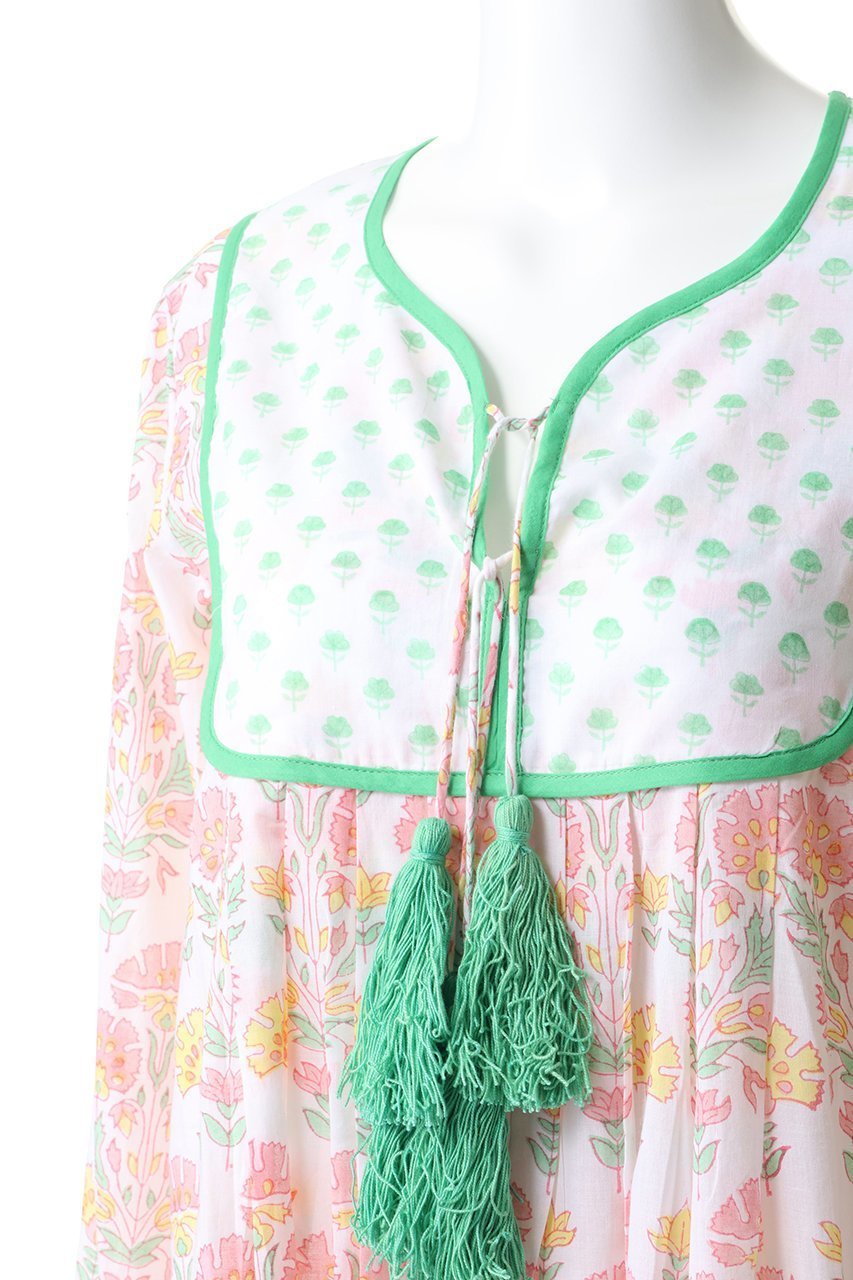 【エスゼット ブロックプリント/SZ Blockprints】のKITTY DRESS GERANIUM タッセル付きドレス 大人の最旬トレンドファッション&コーディネート founy(ファウニー) ファッション Fashion レディースファッション Fashion for Women ワンピース Dresses フォーマル・パーティードレス・結婚式用ドレス Elegant & Casual Dresses チュニック Tunic Tops & Dresses オリエンタル Oriental Pattern タッセル Tassel, Fringe チュニック Tunic, Long Top ドレス Dress, One-Piece ブロック Block, Solid Block Pattern プリント Print, Printed Pattern モダン Modern, Contemporary 新作・新入荷 New Arrivals / New In other-5|ID: prp329100004992310 ipo3291000000037387571