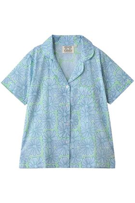 【エスゼット ブロックプリント/SZ Blockprints】 TOMMY TOP TROPICAL シャツ大人の最旬トレンドファッション＆コーディネート founy(ファウニー) ファッション Fashion レディースファッション Fashion for Women トップス・カットソー Cut & Sew Tops シャツ・ブラウス・オフィスカジュアル Elegant Blouses & Button-Ups ショート Short, Short Length スリーブ Sleeve, Long Sleeve / Short Sleeve バランス Balance, Style Balance プリント Print, Printed Pattern ボックス Boxy, Box Shape ボトム Bottoms, Lower Wear リラックス Relax, Relaxed Fit エレガント 上品 Elegant 夏 Summer 新作・新入荷 New Arrivals / New In |ID:prp329100004992314