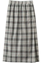 【ミディウミ/MidiUmi】のcheck lap like skirt スカート green|ID: prp329100004992317 ipo3291000000037387617