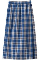 【ミディウミ/MidiUmi】のcheck lap like skirt スカート blue|ID: prp329100004992317 ipo3291000000037387618