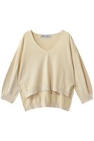 【ミディウミ/MidiUmi】のBOTANICAL DYE knit PO プルオーバー 大人の最旬トレンドファッション＆コーディネート founy(ファウニー) ファッション Fashion レディースファッション Fashion for Women トップス・カットソー Cut & Sew Tops ニット Knit Tops & Sweaters カジュアルプルオーバー・ニットトップス Pullovers & Knit Tops / Casual Pullovers ベーシック Basic, Essential リネン Linen, Linen Fabric 新作・新入荷 New Arrivals / New In |ID:prp329100004992320