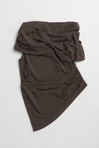 【プランク プロジェクト/PRANK PROJECT】のアシンメトリードレープトップ / Asymmetrical Drape Top BRN(ブラウン)|ID: prp329100004992322 ipo3291000000037387653