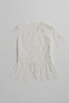 【プランク プロジェクト/PRANK PROJECT】のレーステープトップ / Lace Tape Cross Top WHT(ホワイト)|ID: prp329100004992323 ipo3291000000037387664