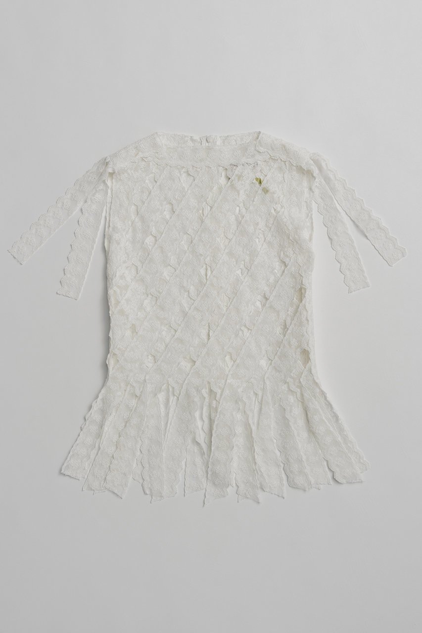 【プランク プロジェクト/PRANK PROJECT】のレーステープトップ / Lace Tape Cross Top インテリア・キッズ・メンズ・レディースファッション・服の通販 founy(ファウニー) 　ファッション　Fashion　レディースファッション　Fashion for Women　トップス・カットソー　Cut & Sew Tops　シャツ・ブラウス・オフィスカジュアル　Elegant Blouses & Button-Ups　おすすめ　Recommended / Our Picks　インナー　Innerwear　キャミソール　Camisole, Spaghetti Strap Top　ショート　Short, Short Length　スリーブ　Sleeve, Long Sleeve / Short Sleeve　フリンジ　Fringe, Tassel　レース　Lace, Lace Fabric　新作・新入荷　New Arrivals / New In　WHT(ホワイト)|ID: prp329100004992323 ipo3291000000037387664