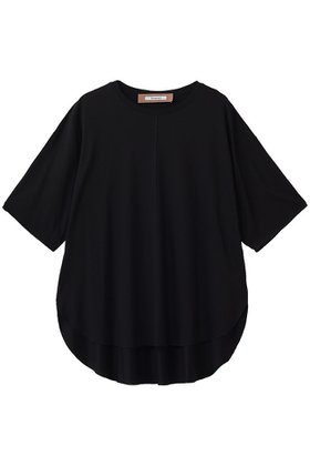 【ルームエイト/Room no.8】 TENCEL ラウンドヘム ハーフスリーブ Tシャツ大人の最旬トレンドファッション＆コーディネート founy(ファウニー) ファッション Fashion レディースファッション Fashion for Women トップス・カットソー Cut & Sew Tops シャツ・ブラウス・オフィスカジュアル Elegant Blouses & Button-Ups ロングTシャツ・Tシャツ Longline T-Shirts & Tees カットソー・ベーシックTシャツ Cut-and-Sewn Tops / Stretch Tees & Basics カットソー Cut and Sewn Top ショート Short, Short Length スリーブ Sleeve, Long Sleeve / Short Sleeve センター Center, Center Line ハーフ Half, Half-Length バランス Balance, Style Balance フロント Front, Front Design 新作・新入荷 New Arrivals / New In |ID:prp329100004992324