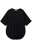 【ルームエイト/Room no.8】のTENCEL ラウンドヘム ハーフスリーブ Tシャツ 大人の最旬トレンドファッション＆コーディネート founy(ファウニー) ファッション Fashion レディースファッション Fashion for Women トップス・カットソー Cut & Sew Tops シャツ・ブラウス・オフィスカジュアル Elegant Blouses & Button-Ups ロングTシャツ・Tシャツ Longline T-Shirts & Tees カットソー・ベーシックTシャツ Cut-and-Sewn Tops / Stretch Tees & Basics カットソー Cut and Sewn Top ショート Short, Short Length スリーブ Sleeve, Long Sleeve / Short Sleeve センター Center, Center Line ハーフ Half, Half-Length バランス Balance, Style Balance フロント Front, Front Design 新作・新入荷 New Arrivals / New In |ID:prp329100004992324