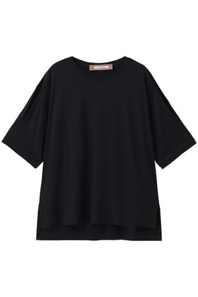 【ルームエイト/Room no.8】 TENCEL ショルダー-スリット Tシャツ大人の最旬トレンドファッション＆コーディネート founy(ファウニー) ファッション Fashion レディースファッション Fashion for Women トップス・カットソー Cut & Sew Tops シャツ・ブラウス・オフィスカジュアル Elegant Blouses & Button-Ups ロングTシャツ・Tシャツ Longline T-Shirts & Tees カットソー・ベーシックTシャツ Cut-and-Sewn Tops / Stretch Tees & Basics なめらか Smooth, Silky Texture ショルダー Shoulder, Shoulder Strap ショート Short, Short Length シンプル Simple, Minimal スリット Slit, Slit Detail スリーブ Sleeve, Long Sleeve / Short Sleeve トレンド Trend, Trending Now ボトム Bottoms, Lower Wear 新作・新入荷 New Arrivals / New In |ID:prp329100004992325