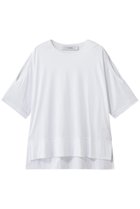 【ルームエイト/Room no.8】のTENCEL ショルダー-スリット Tシャツ ホワイト|ID: prp329100004992325 ipo3291000000037387683