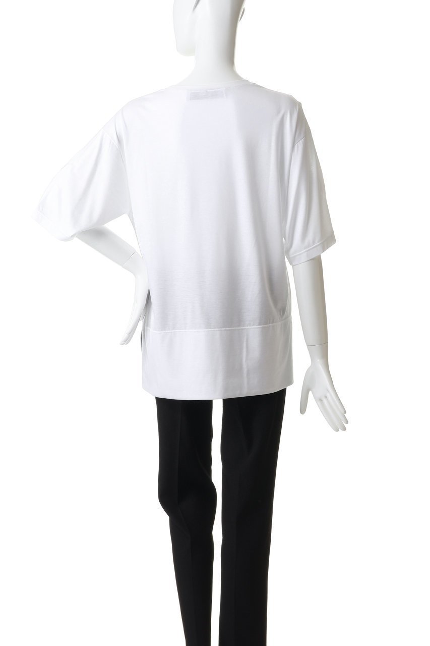 【ルームエイト/Room no.8】のTENCEL ショルダー-スリット Tシャツ 大人の最旬トレンドファッション＆コーディネート founy(ファウニー) 　ファッション　Fashion　レディースファッション　Fashion for Women　トップス・カットソー　Cut & Sew Tops　シャツ・ブラウス・オフィスカジュアル　Elegant Blouses & Button-Ups　ロングTシャツ・Tシャツ　Longline T-Shirts & Tees　カットソー・ベーシックTシャツ　Cut-and-Sewn Tops / Stretch Tees & Basics　なめらか　Smooth, Silky Texture　ショルダー　Shoulder, Shoulder Strap　ショート　Short, Short Length　シンプル　Simple, Minimal　スリット　Slit, Slit Detail　スリーブ　Sleeve, Long Sleeve / Short Sleeve　トレンド　Trend, Trending Now　ボトム　Bottoms, Lower Wear　新作・新入荷　New Arrivals / New In　other-4|ID: prp329100004992325 ipo3291000000037387687