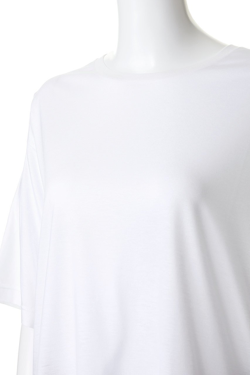 【ルームエイト/Room no.8】のTENCEL ショルダー-スリット Tシャツ 大人の最旬トレンドファッション＆コーディネート founy(ファウニー) 　ファッション　Fashion　レディースファッション　Fashion for Women　トップス・カットソー　Cut & Sew Tops　シャツ・ブラウス・オフィスカジュアル　Elegant Blouses & Button-Ups　ロングTシャツ・Tシャツ　Longline T-Shirts & Tees　カットソー・ベーシックTシャツ　Cut-and-Sewn Tops / Stretch Tees & Basics　なめらか　Smooth, Silky Texture　ショルダー　Shoulder, Shoulder Strap　ショート　Short, Short Length　シンプル　Simple, Minimal　スリット　Slit, Slit Detail　スリーブ　Sleeve, Long Sleeve / Short Sleeve　トレンド　Trend, Trending Now　ボトム　Bottoms, Lower Wear　新作・新入荷　New Arrivals / New In　other-5|ID: prp329100004992325 ipo3291000000037387688