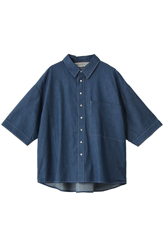 【ミディウミ/MidiUmi】のbig pocket denim shirt シャツ インテリア・キッズ・メンズ・レディースファッション・服の通販 founy(ファウニー) https://founy.com/ ファッション Fashion レディースファッション Fashion for Women トップス・カットソー Cut & Sew Tops シャツ・ブラウス・オフィスカジュアル Elegant Blouses & Button-Ups ショート Short, Short Length スリーブ Sleeve, Long Sleeve / Short Sleeve デニム Denim, Jeans Material フロント Front, Front Design ポケット Pocket, Pocket Detail エレガント 上品 Elegant 新作・新入荷 New Arrivals / New In |ID: prp329100004992329 ipo3291000000037387709