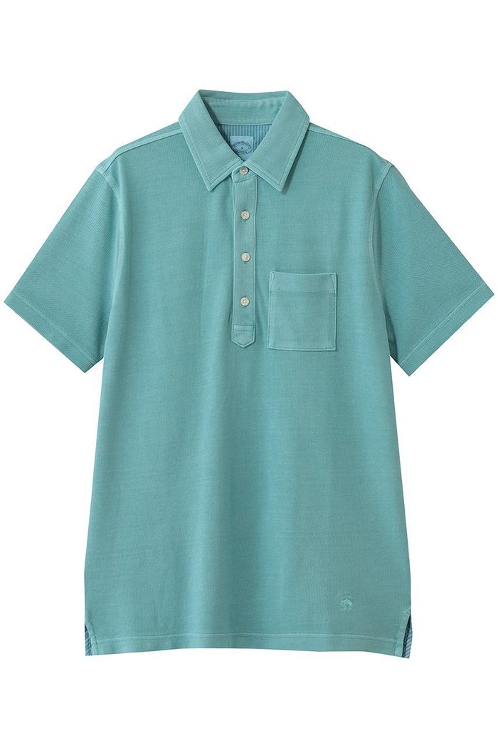 【ブルックス ブラザーズ/Brooks Brothers / MEN】の【MEN】コットンストレッチピケ GFロゴ ガーメントダイ ポロシャツ インテリア・キッズ・メンズ・レディースファッション・服の通販 founy(ファウニー) https://founy.com/ ファッション Fashion メンズファッション Fashion for Men トップス・カットソー Cut & Sew Tops メンズシャツ Shirts ポロシャツ / きれいめカジュアルスタイル Polo Shirts ショート Short, Short Length ストライプ Stripe, Striped Pattern スリーブ Sleeve, Long Sleeve / Short Sleeve ハーフ Half, Half-Length ポケット Pocket, Pocket Detail ポロシャツ Polo Shirt, Collared Tee ヴィンテージ Vintage Style 新作・新入荷 New Arrivals / New In |ID: prp329100004992335 ipo3291000000037387751