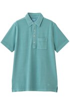 【ブルックス ブラザーズ/Brooks Brothers / MEN】の【MEN】コットンストレッチピケ GFロゴ ガーメントダイ ポロシャツ 大人の最旬トレンドファッション＆コーディネート founy(ファウニー) ファッション Fashion メンズファッション Fashion for Men トップス・カットソー Cut & Sew Tops メンズシャツ Shirts ポロシャツ / きれいめカジュアルスタイル Polo Shirts ショート Short, Short Length ストライプ Stripe, Striped Pattern スリーブ Sleeve, Long Sleeve / Short Sleeve ハーフ Half, Half-Length ポケット Pocket, Pocket Detail ポロシャツ Polo Shirt, Collared Tee ヴィンテージ Vintage Style 新作・新入荷 New Arrivals / New In thumbnail グリーン|ID: prp329100004992335 ipo3291000000037387752