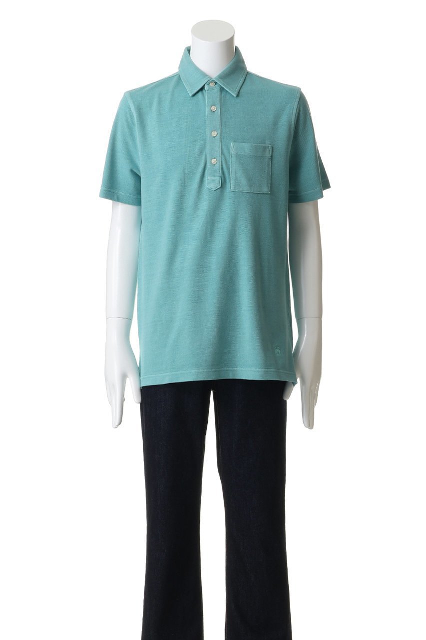 【ブルックス ブラザーズ/Brooks Brothers / MEN】の【MEN】コットンストレッチピケ GFロゴ ガーメントダイ ポロシャツ 大人の最旬トレンドファッション＆コーディネート founy(ファウニー) 　ファッション　Fashion　メンズファッション　Fashion for Men　トップス・カットソー　Cut & Sew Tops　メンズシャツ　Shirts　ポロシャツ / きれいめカジュアルスタイル　Polo Shirts　ショート　Short, Short Length　ストライプ　Stripe, Striped Pattern　スリーブ　Sleeve, Long Sleeve / Short Sleeve　ハーフ　Half, Half-Length　ポケット　Pocket, Pocket Detail　ポロシャツ　Polo Shirt, Collared Tee　ヴィンテージ　Vintage Style　新作・新入荷　New Arrivals / New In　other-2|ID: prp329100004992335 ipo3291000000037387755