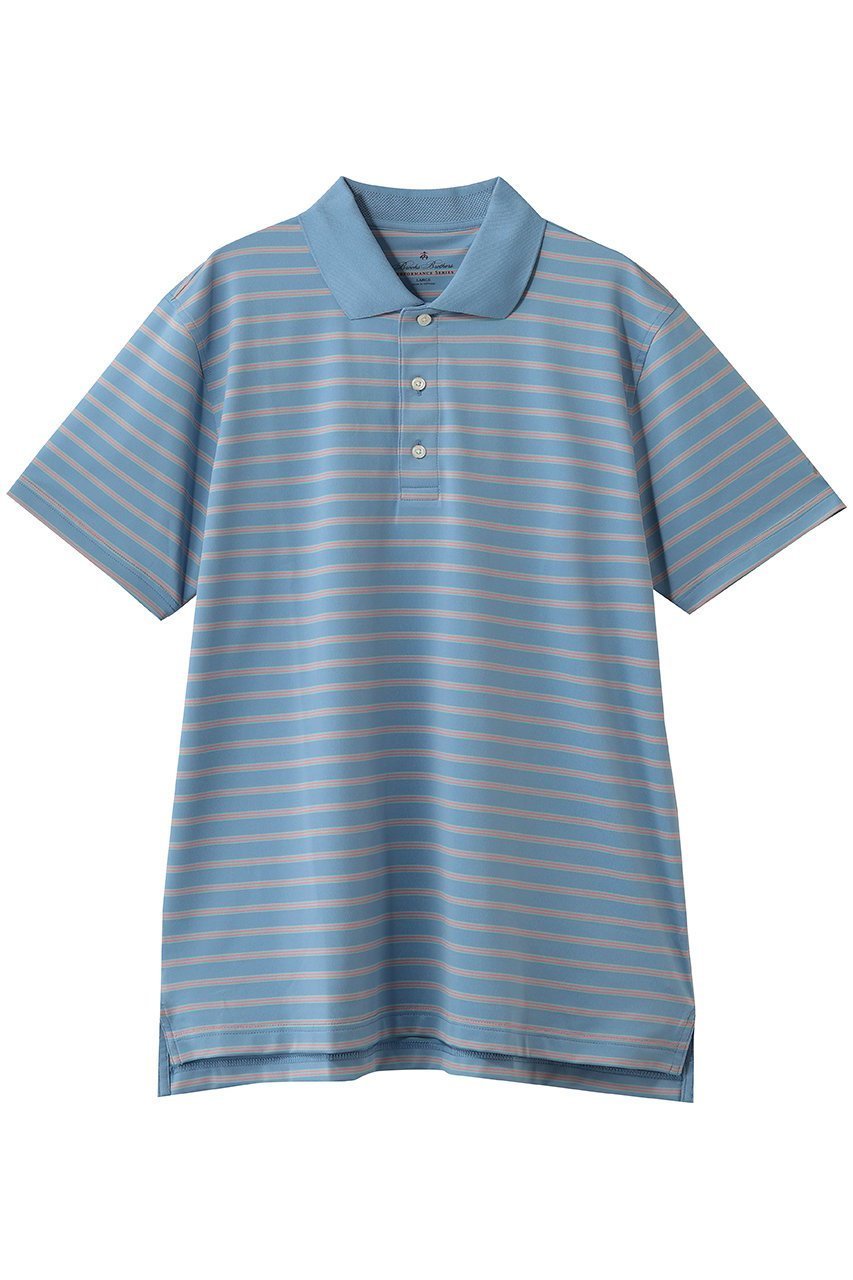【ブルックス ブラザーズ/Brooks Brothers / MEN】の【MEN】Performance Series ポリエステルブレンド ストレッチジャージー BB#1ストライプ ゴルフポロシャツ インテリア・キッズ・メンズ・レディースファッション・服の通販 founy(ファウニー) 　ファッション　Fashion　メンズファッション　Fashion for Men　トップス・カットソー　Cut & Sew Tops　メンズシャツ　Shirts　ポロシャツ / きれいめカジュアルスタイル　Polo Shirts　ゴルフ　Golf　ショート　Short, Short Length　ストライプ　Stripe, Striped Pattern　ストレッチ　Stretch, Stretchy Fabric　スポーツ　Sports, Activewear　スマート　Smart, Elegant　スリーブ　Sleeve, Long Sleeve / Short Sleeve　プリント　Print, Printed Pattern　ポロシャツ　Polo Shirt, Collared Tee　半袖　Short Sleeve, Half Sleeve　吸水　Absorbent, Quick-Dry　夏　Summer　新作・新入荷　New Arrivals / New In　ブルー|ID: prp329100004992336 ipo3291000000037387762