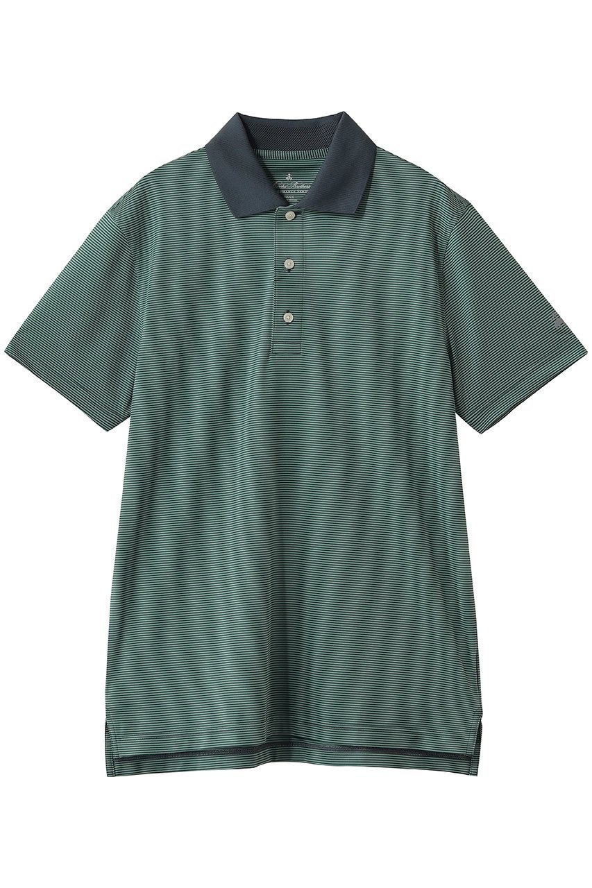 【ブルックス ブラザーズ/Brooks Brothers / MEN】の【MEN】Performance Series ポリエステルブレンド ストレッチジャージー マイクロストライプ ゴルフポロシャツ インテリア・キッズ・メンズ・レディースファッション・服の通販 founy(ファウニー) 　ファッション　Fashion　メンズファッション　Fashion for Men　トップス・カットソー　Cut & Sew Tops　メンズシャツ　Shirts　ポロシャツ / きれいめカジュアルスタイル　Polo Shirts　ゴルフ　Golf　ショート　Short, Short Length　ストライプ　Stripe, Striped Pattern　ストレッチ　Stretch, Stretchy Fabric　スポーツ　Sports, Activewear　スマート　Smart, Elegant　スリーブ　Sleeve, Long Sleeve / Short Sleeve　プリント　Print, Printed Pattern　ポロシャツ　Polo Shirt, Collared Tee　半袖　Short Sleeve, Half Sleeve　吸水　Absorbent, Quick-Dry　夏　Summer　新作・新入荷　New Arrivals / New In　グリーン|ID: prp329100004992337 ipo3291000000037387768