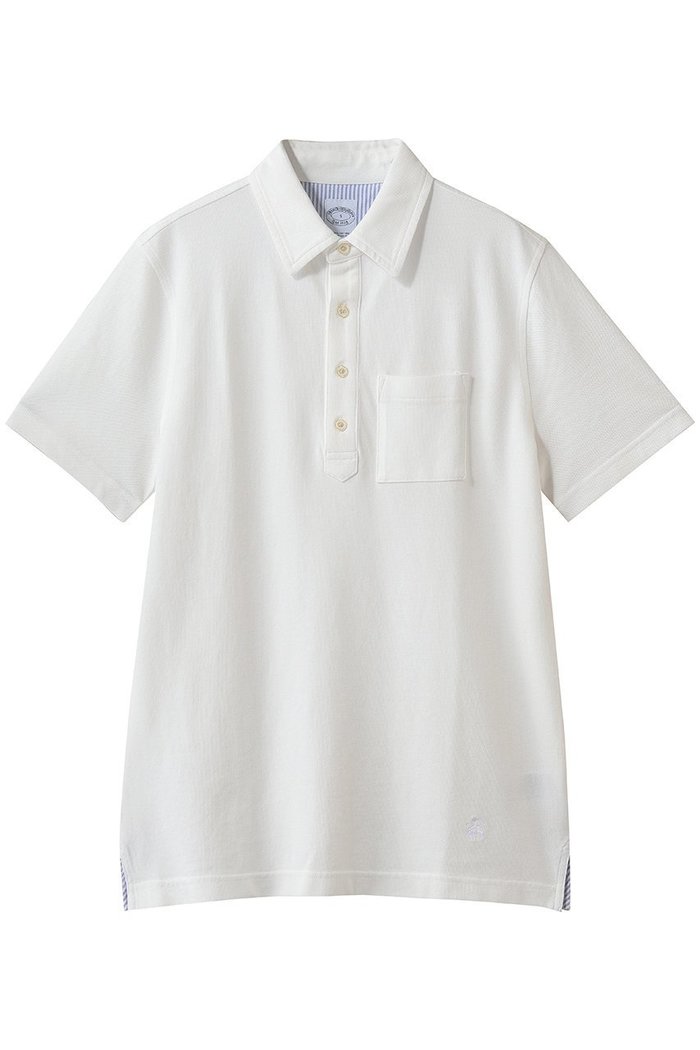 【ブルックス ブラザーズ/Brooks Brothers / MEN】の【MEN】コットンピケジャージー GFロゴ ガーメントダイ ポロシャツ インテリア・キッズ・メンズ・レディースファッション・服の通販 founy(ファウニー) https://founy.com/ ファッション Fashion メンズファッション Fashion for Men トップス・カットソー Cut & Sew Tops メンズシャツ Shirts ポロシャツ / きれいめカジュアルスタイル Polo Shirts ショート Short, Short Length ストライプ Stripe, Striped Pattern スリーブ Sleeve, Long Sleeve / Short Sleeve ハーフ Half, Half-Length ポケット Pocket, Pocket Detail ポロシャツ Polo Shirt, Collared Tee 夏 Summer 定番 Standard, Basic Item 新作・新入荷 New Arrivals / New In 春 Spring S/S・春夏 SS, Spring/Summer, Warm Season |ID: prp329100004992339 ipo3291000000037387781