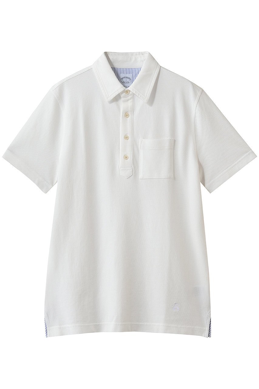 【ブルックス ブラザーズ/Brooks Brothers / MEN】の【MEN】コットンピケジャージー GFロゴ ガーメントダイ ポロシャツ 大人の最旬トレンドファッション&コーディネート founy(ファウニー) ファッション Fashion メンズファッション Fashion for Men トップス・カットソー Cut & Sew Tops メンズシャツ Shirts ポロシャツ / きれいめカジュアルスタイル Polo Shirts ショート Short, Short Length ストライプ Stripe, Striped Pattern スリーブ Sleeve, Long Sleeve / Short Sleeve ハーフ Half, Half-Length ポケット Pocket, Pocket Detail ポロシャツ Polo Shirt, Collared Tee 夏 Summer 定番 Standard, Basic Item 新作・新入荷 New Arrivals / New In 春 Spring S/S・春夏 SS, Spring/Summer, Warm Season other-1|ID: prp329100004992339 ipo3291000000037387781